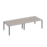 А4 А1 133-2 МП (Мокко премиум/Антрацит) Стол для переговоров 320 на металлокаркасе UNO