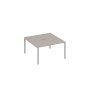 А4 С1 135 МП (Мокко премиум/Серый) Стол 140 для переговоров каркас UNO