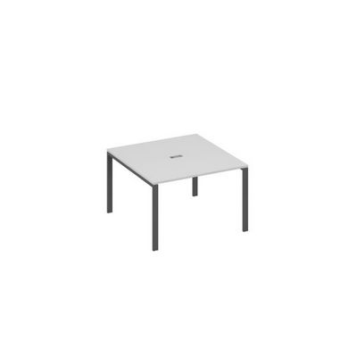 А4 А1 131 СЕ (Серый/Антрацит) Стол 120 на металлокаркасе UNO в переговорную