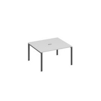 А4 А1 132 СЕ (Серый/Антрацит) Стол 140 переговорный с металлокаркасом UNO