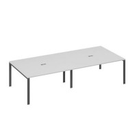 А4 А1 136-2 СЕ (Серый/Антрацит) Стол 320 опоры UNO в переговорную