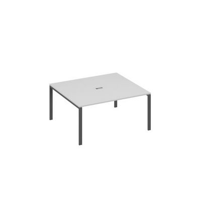 А4 А1 136 СЕ (Серый/Антрацит) Стол 160 на каркасе UNO для переговоров