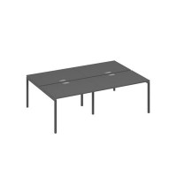 А4 А2 176-2 АР (Антрацит премиум/Антрацит) Рабочая станция металлокаркас DUE 4х120