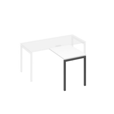 А4 А2 071 БП (Белый премиум/Антрацит) Брифинг-приставка с каркасом DUE