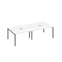 А4 А2 171-2 БП (Белый премиум/Антрацит) Станция 4х140 рабочая с металлокаркасом DUE