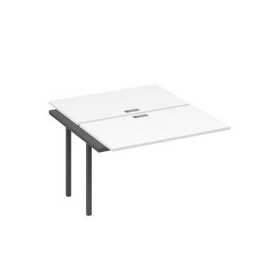 А4 А2 173-1 БП (Белый премиум/Антрацит) Секция станции на металлокаркасе DUE 2х120