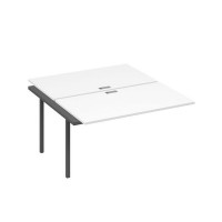 А4 А2 177-1 БП (Белый премиум/Антрацит) Секция станции на металлокаркасе DUE 2х140