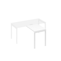 А4 Б2 071 БП (Белый премиум/Белый) Брифинг-приставка с каркасом DUE