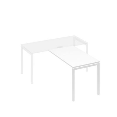 А4 Б2 074 БП (Белый премиум/Белый) Брифинг-приставка с каркасом DUE