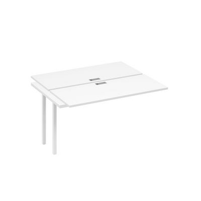 А4 Б2 171-1 БП (Белый премиум/Белый) Секция станции на металлокаркасе DUE 2х140