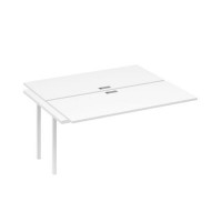 А4 Б2 175-1 БП (Белый премиум/Белый) Секция станции на металлокаркасе DUE 2х160