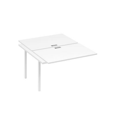 А4 Б2 176-1 БП (Белый премиум/Белый) Секция станции на металлокаркасе DUE 2х120