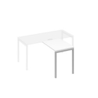 А4 С2 071 БП (Белый премиум/Серый) Брифинг-приставка с каркасом DUE