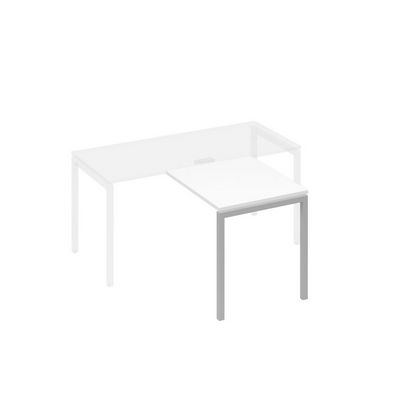 А4 С2 073 БП (Белый премиум/Серый) Брифинг-приставка с каркасом DUE