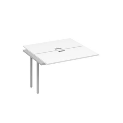 А4 С2 170-1 БП (Белый премиум/Серый) Секция станции на металлокаркасе DUE 2х120