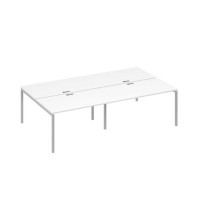 А4 С2 177-2 БП (Белый премиум/Серый) Рабочая станция металлокаркас DUE 4х140