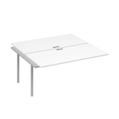 А4 С2 178-1 БП (Белый премиум/Серый) Секция станции на металлокаркасе DUE 2х160