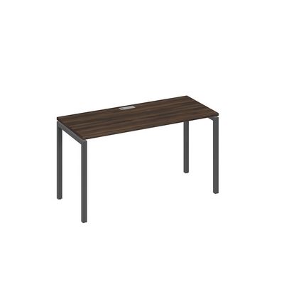 А4 А2 004 ДР (Дуб ристретто/Антрацит) Стол письменный на металлокаркасе DUE