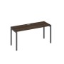 А4 А2 005 ДР (Дуб ристретто/Антрацит) Стол письменный на металлокаркасе DUE