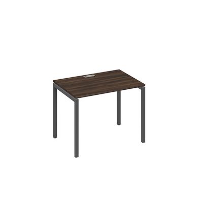 А4 А2 012 ДР (Дуб ристретто/Антрацит) Стол письменный на металлокаркасе DUE