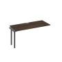 А4 А2 015-1 ДР (Дуб ристретто/Антрацит) Секция стола 160 рабочей станции на каркасе DUE