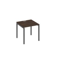 А4 А2 021 ДР (Дуб ристретто/Антрацит) Стол письменный на металлокаркасе DUE