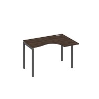 А4 А2 032 ДР (Дуб ристретто/Антрацит) Стол эргономичный правый "Классика" на металлокаркасе DUE