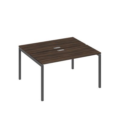 А4 А2 171 ДР (Дуб ристретто/Антрацит) Рабочая станция на каркасе DUE столы 2х140