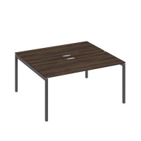 А4 А2 175 ДР (Дуб ристретто/Антрацит) Рабочая станция на каркасе DUE столы 2х160