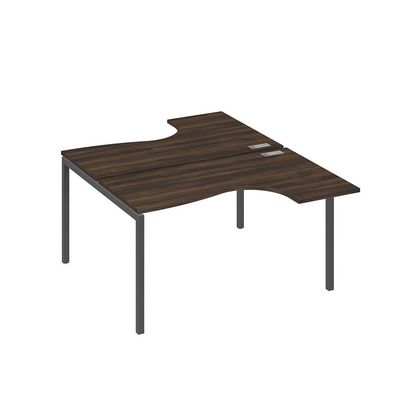 А4 А2 181 ДР (Дуб ристретто/Антрацит) Рабочая станция опоры DUE столы 2х140 Классика