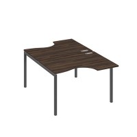 А4 А2 183 ДР (Дуб ристретто/Антрацит) Рабочая станция опоры DUE столы 2х120 Классика