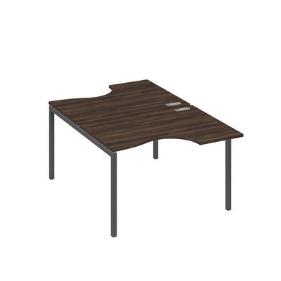 А4 А2 183 ДР (Дуб ристретто/Антрацит) Рабочая станция опоры DUE столы 2х120 Классика