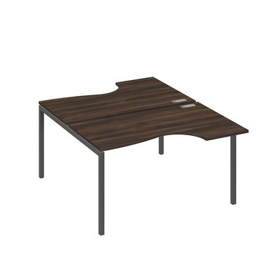 А4 А2 184 ДР (Дуб ристретто/Антрацит) Рабочая станция опоры DUE столы 2х140 Классика