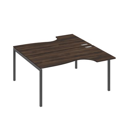 А4 А2 185 ДР (Дуб ристретто/Антрацит) Рабочая станция опоры DUE столы 2х160 Классика