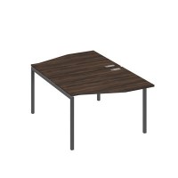 А4 А2 189 ДР (Дуб ристретто/Антрацит) Рабочая станция каркас DUE столы 2х120 Техно