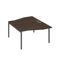 А4 А2 190 ДР (Дуб ристретто/Антрацит) Рабочая станция каркас DUE столы 2х140 Техно