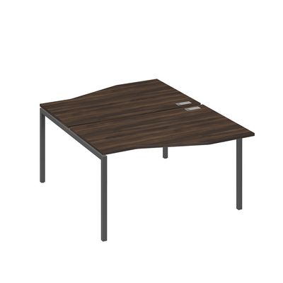 А4 А2 190 ДР (Дуб ристретто/Антрацит) Рабочая станция каркас DUE столы 2х140 Техно