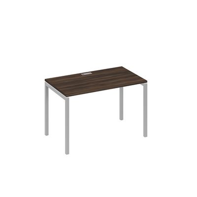 А4 С2 013 ДР (Дуб ристретто/Серый) Стол письменный на металлокаркасе DUE