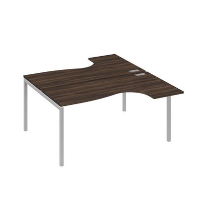 А4 С2 182 ДР (Дуб ристретто/Серый) Рабочая станция опоры DUE столы 2х160 Классика