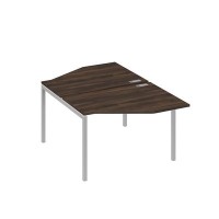 А4 С2 186 ДР (Дуб ристретто/Серый) Рабочая станция опоры DUE со столами Техно 2х120