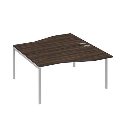 А4 С2 191 ДР (Дуб ристретто/Серый) Рабочая станция каркас DUE столы 2х160 Техно