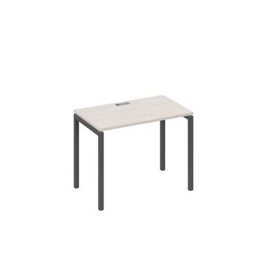 А4 А2 002 ДШ (Дуб шамони/Антрацит) Стол письменный на металлокаркасе DUE