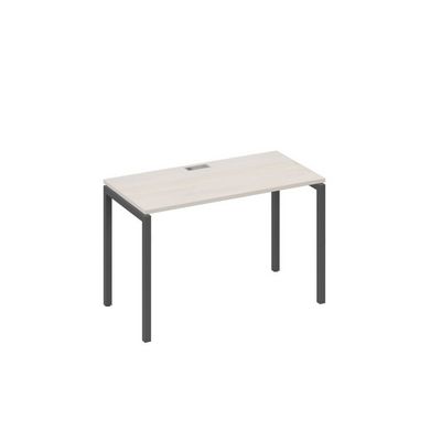 А4 А2 003 ДШ (Дуб шамони/Антрацит) Стол письменный на металлокаркасе DUE