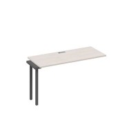 А4 А2 004-1 ДШ (Дуб шамони/Антрацит) Секция стола 140 рабочей станции на каркасе DUE