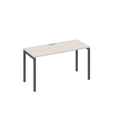 А4 А2 004 ДШ (Дуб шамони/Антрацит) Стол письменный на металлокаркасе DUE