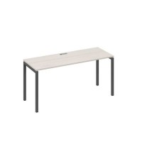 А4 А2 005 ДШ (Дуб шамони/Антрацит) Стол письменный на металлокаркасе DUE