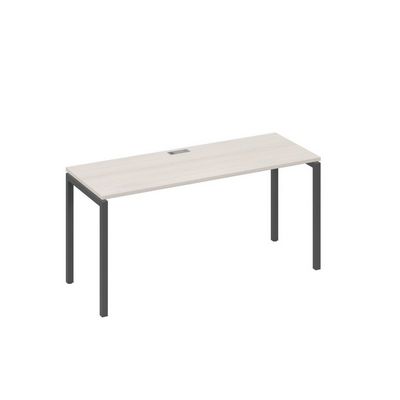 А4 А2 005 ДШ (Дуб шамони/Антрацит) Стол письменный на металлокаркасе DUE