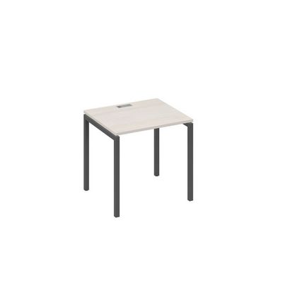 А4 А2 011 ДШ (Дуб шамони/Антрацит) Стол письменный на металлокаркасе DUE