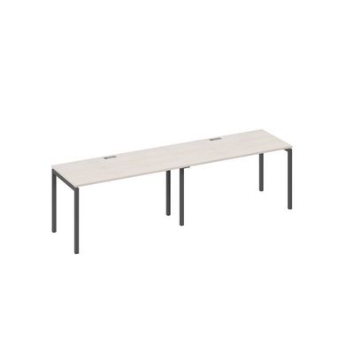 А4 А2 014-2 ДШ (Дуб шамони/Антрацит) Рабочая станция 2х140 опоры DUE