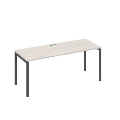 А4 А2 016 ДШ (Дуб шамони/Антрацит) Стол письменный на металлокаркасе DUE